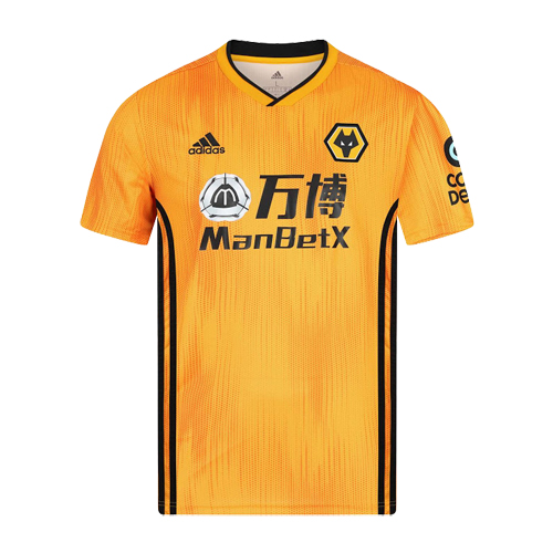 2019-20 Wolverhampton Wanderers Home Yellow Soccer Jerseys Shirt -