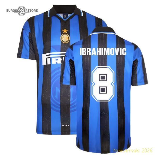 Inter Milan Italian Football Ibrahimovic Home Performance Fabric