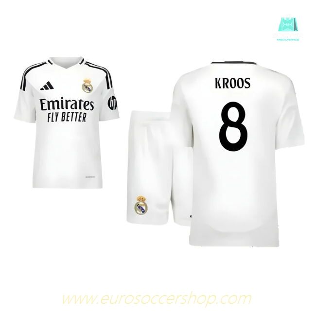 2024-2025 Real Madrid Home Youth Kit (Kroos 8)