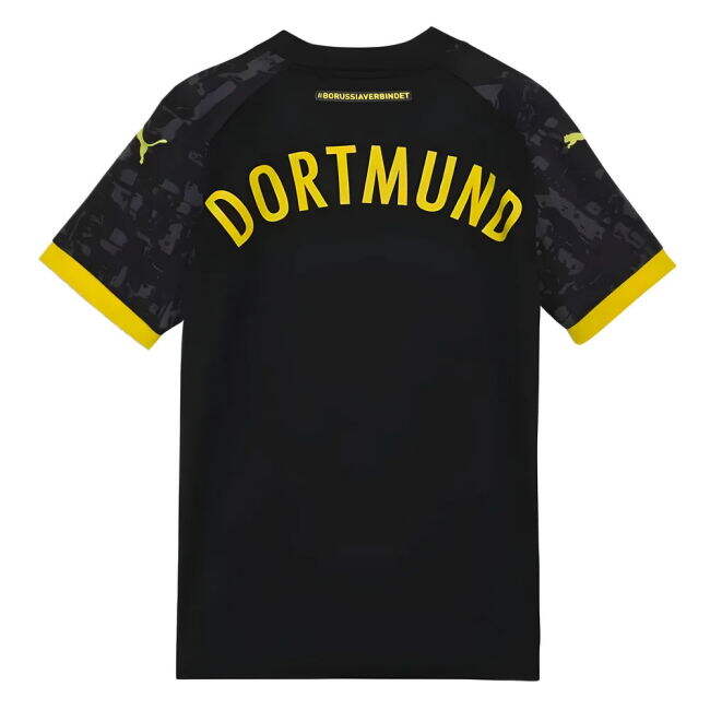 2023-2024 Borussia Dortmund Away Retro Shirt - Kids UV Protection