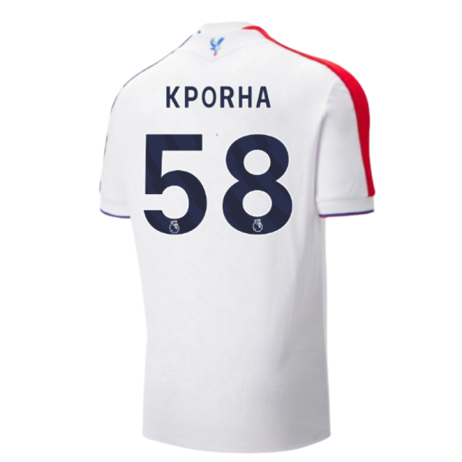 Crystal Palace Crystal Palace Away Shirt Kporha #58 Durable Materi...