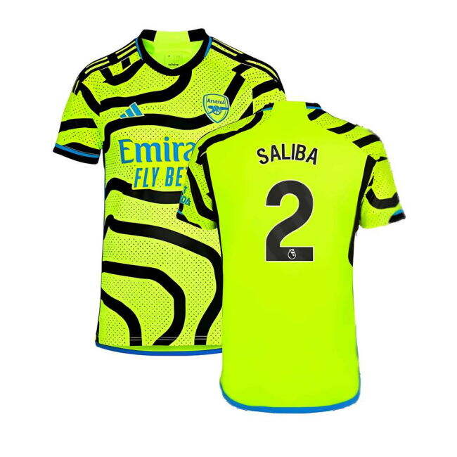 Arsenal Arsenal Away Shirt Kids Saliba #2 Professional Grade Inten...