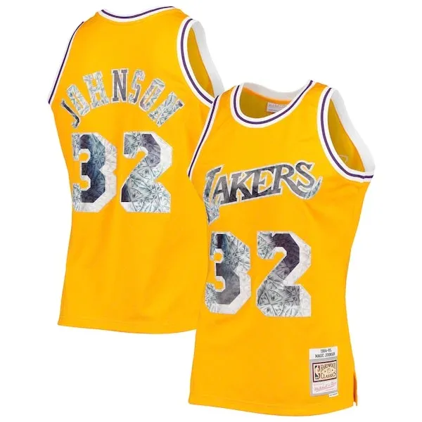 High-Quality Magic Johnson LAL NBA Jersey - Best Value - Fan Favorite
