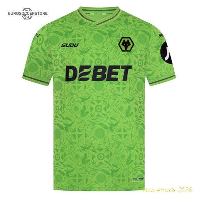 Authentic 2025-2026 Wolves Goalkeeper Third Shirt (green) - Premium
