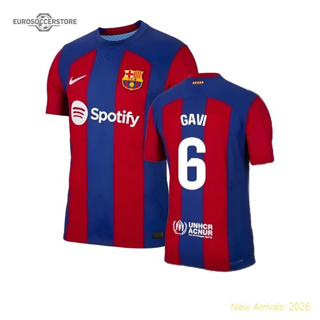 Top-tier Home Barcelona Gavi Jersey 2023-2024 Comfortable
