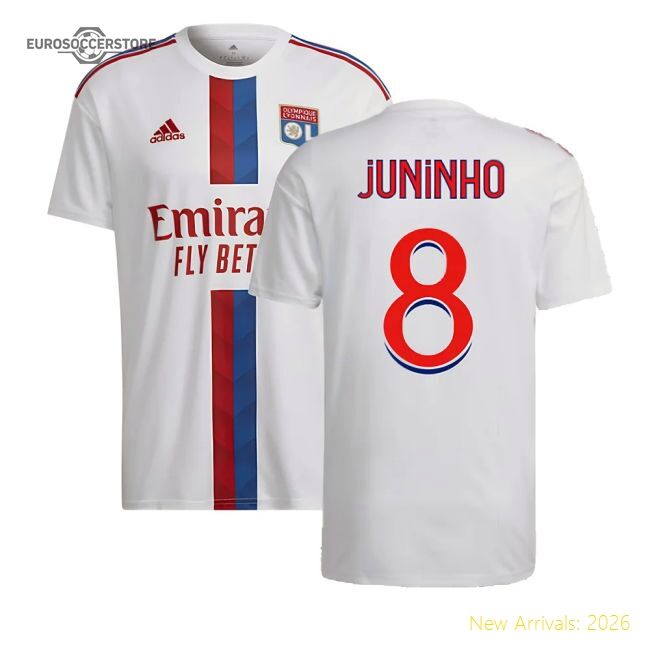 Premium 2022-2023 Olympique Lyon Home Shirt (Juninho 8)