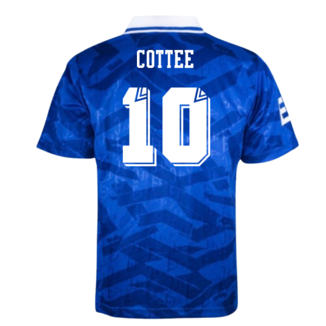 Modern Everton 1992 Home Retro Shirt (Cottee 10) for Match Day