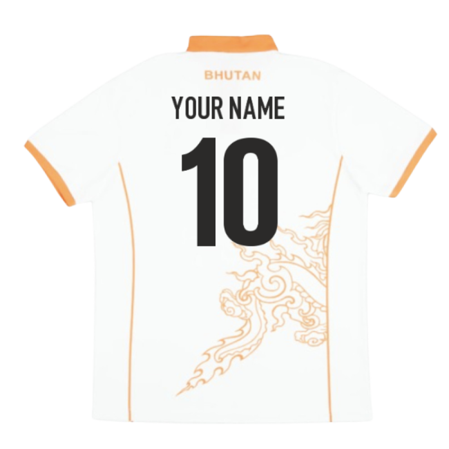 Retro 2019-2020 Bhutan Away Shirt (Your Name) for Euro Championship