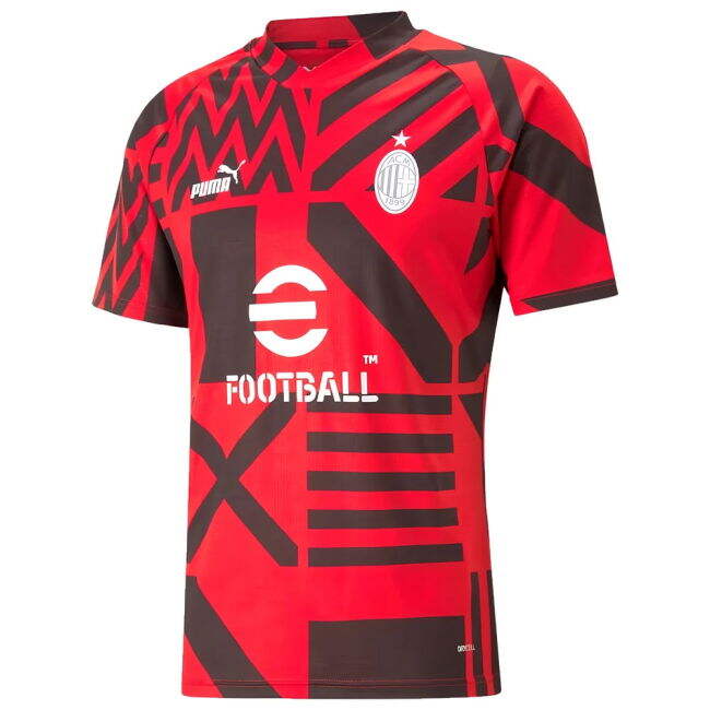 AC Milan Pre-Match Jersey 2022-2023 Shirt - (Adult