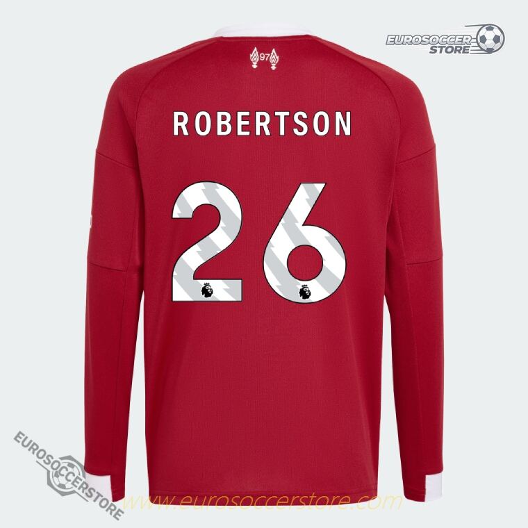 Long Sleeve Home Jersey of Liverpool for ROBERTSON 26 in the 25-26 season