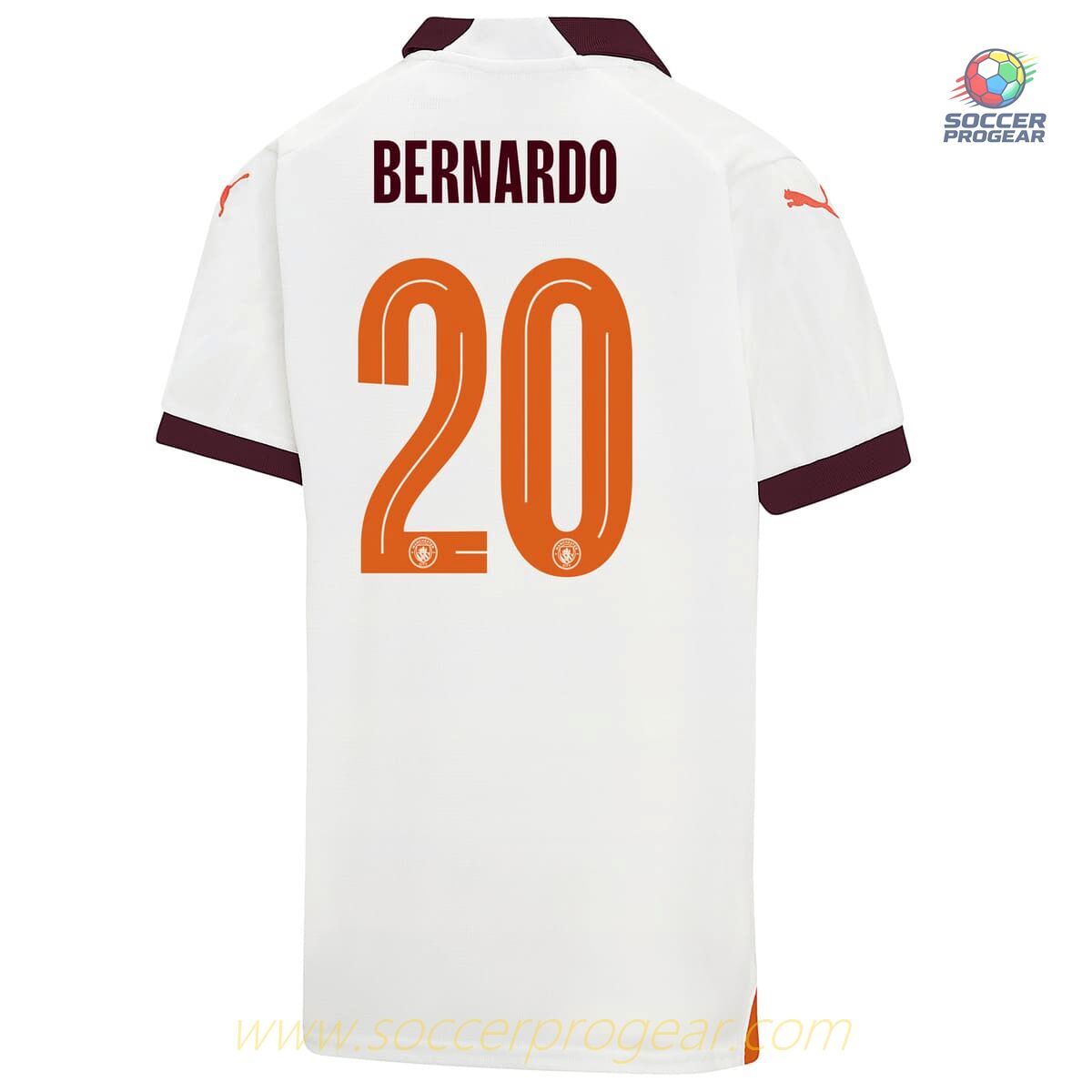 Manchester City Away Child Kit Shirt 2023 2024 Bernardo