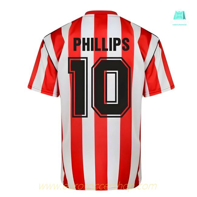 Score Draw Sunderland 1990 Retro Football Shirt (Phillips 10)