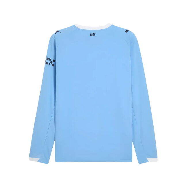 Man City Long Sleeve 2025-2026 Home Shirt - (Adult