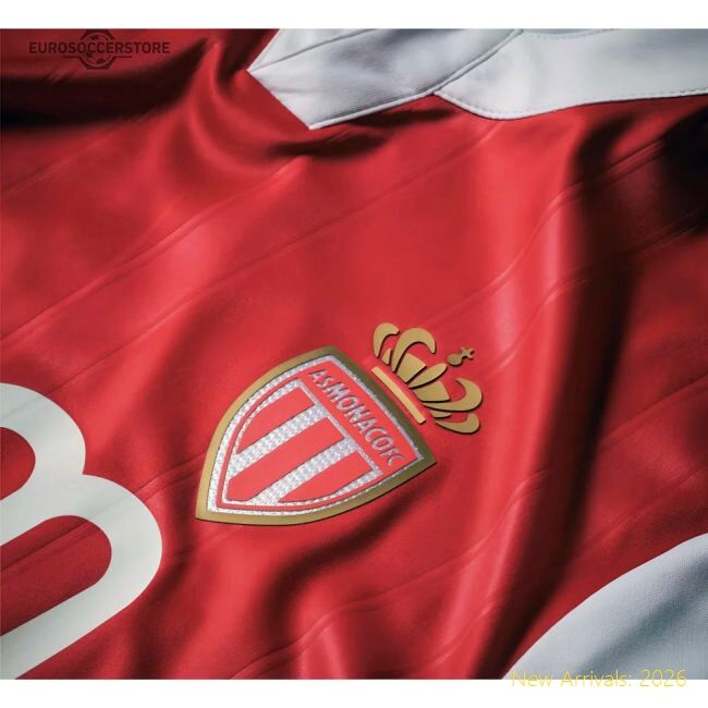 Best-Selling High-Quality 2025-2026 As Monaco Home Shirt