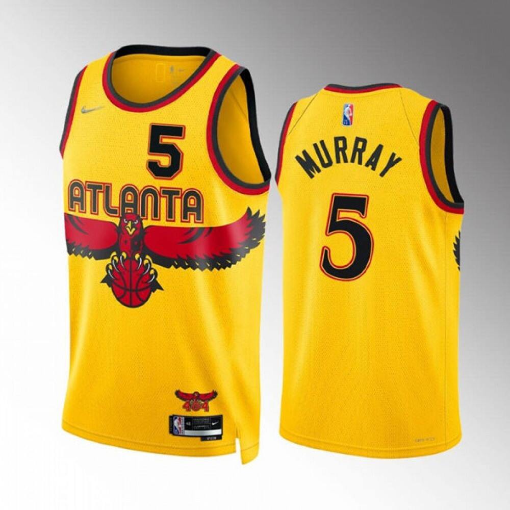 Authentic 5 Jersey Yellow City Edition - Basketball Fan Gear