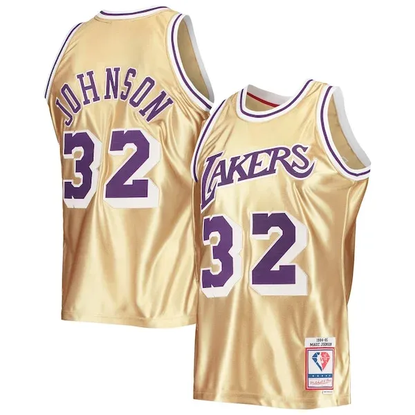 Magic Johnson LAL Swingman Jersey - retro Basketball training