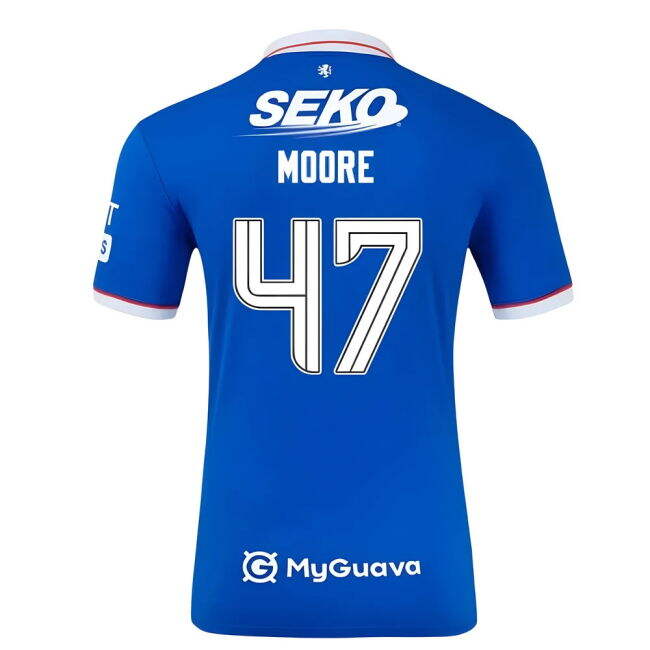 Committed Rangers Fc Moore #47 Superior Craftsmanship 2024-2025 Sea...