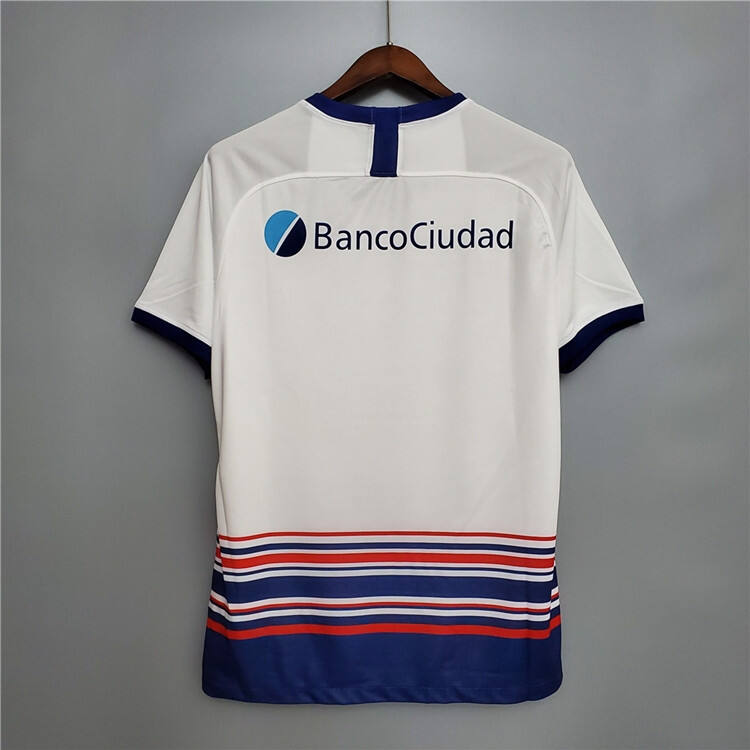 San Lorenzo Soccer Shirt 20-21 Away White Soccer Jersey - Official