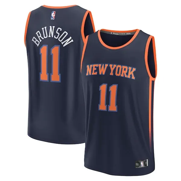 Performance Jalen Brunson NYK NBA Replica Jersey - Licensed Product