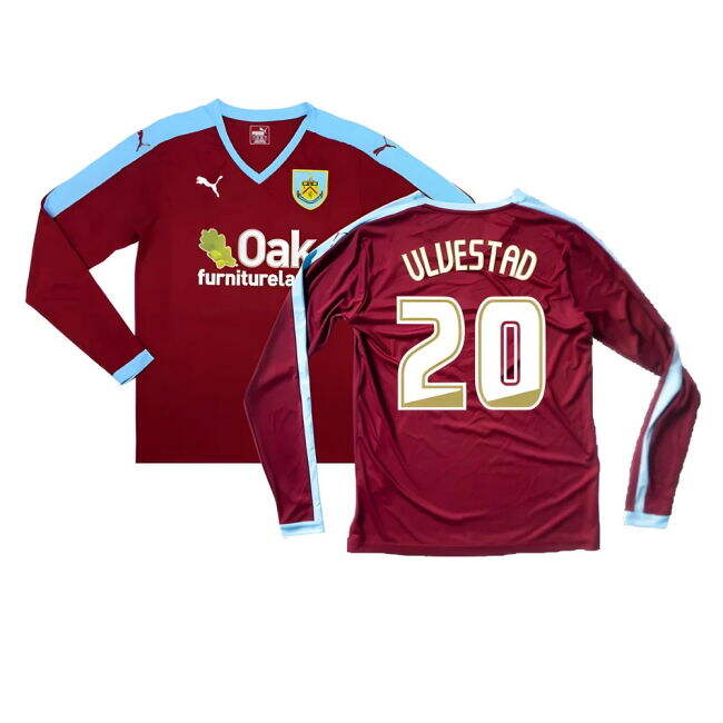 Burnley Long Sleeve Home Shirt Excellent S Ulvestad #20 Durable Ma...