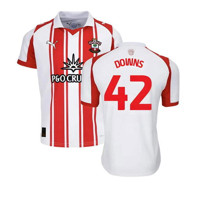 2025-2026 Southampton Home Shirt (Kids) (Downs 42) (Match Day)