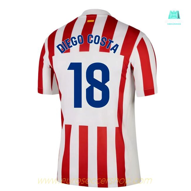 2025-2026 Atletico Madrid Home Shirt (Diego Costa 18)
