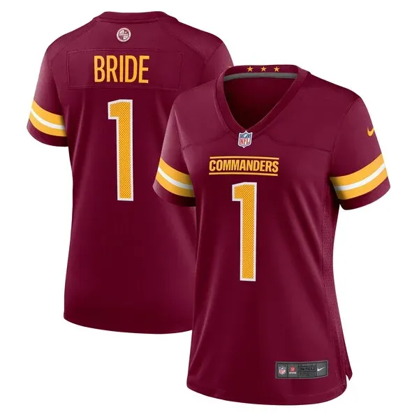 Performance None Game Jersey - Premium Burgundy NFL Fan Jersey | Ga...