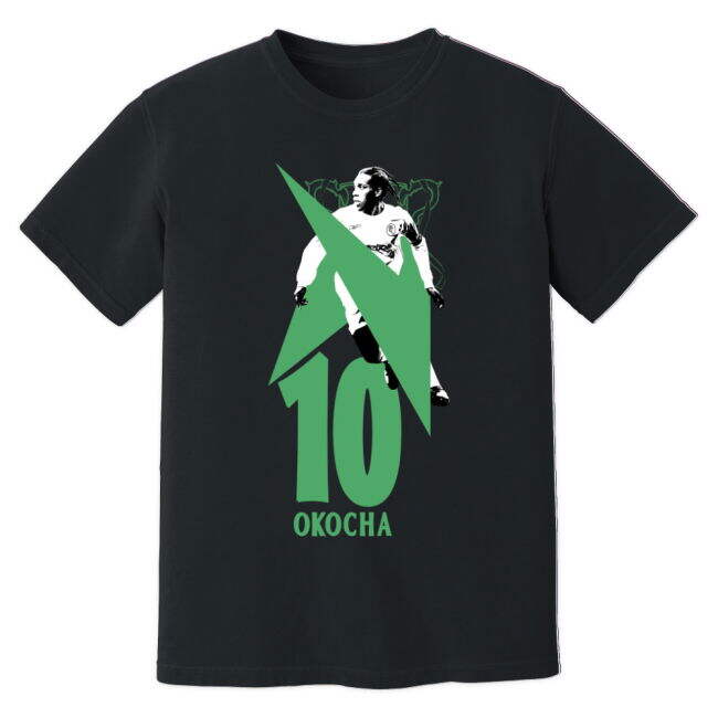 Jay-Jay Okocha Bolton Premier League Legend T-Shirt (Black)