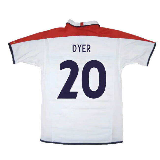 And Value For Money England 2003-05 Home Shirt ((Very Good) L) (Dyer 20) Avant-garde