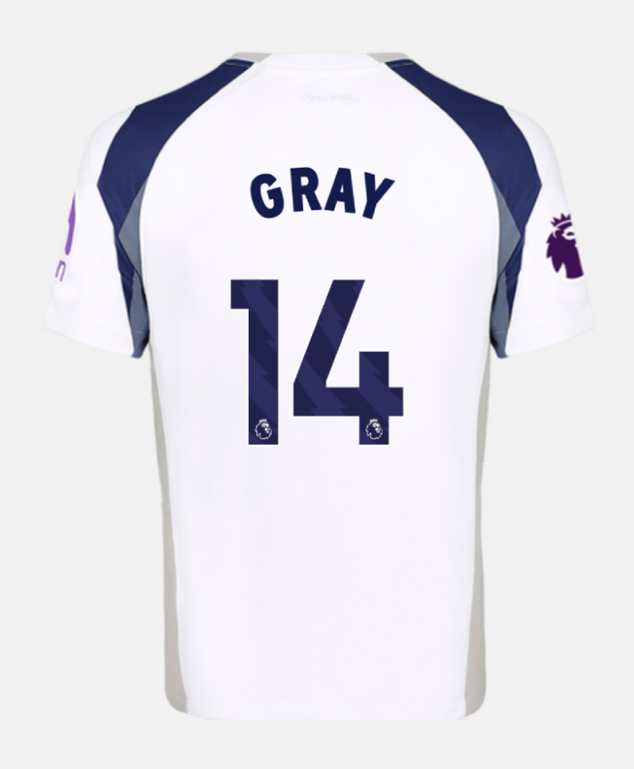 Tottenham Hotspur 25-26 Season Home GRAY Version 14 Football Jersey