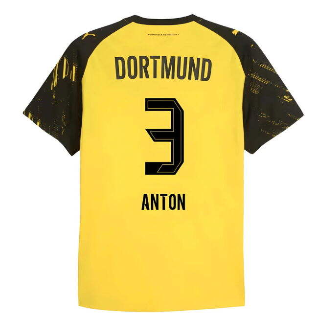2025-2026 Home Shirt by Borussia Dortmund Authentic (Unisex