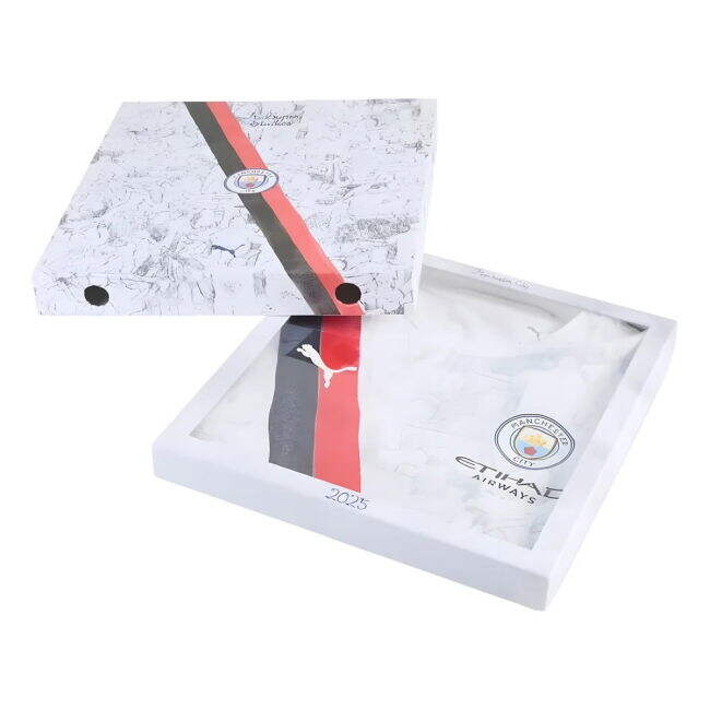 2025-2026 KIDSUPER x Manchester City CWC Authentic Shirt (White) (Matheus N. 27)