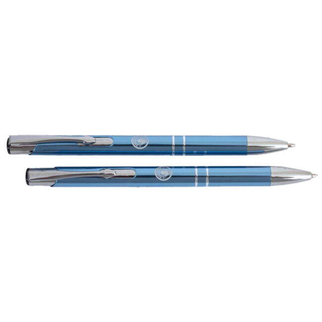 vintage Manchester City FC Executive Pen & Pencil Set