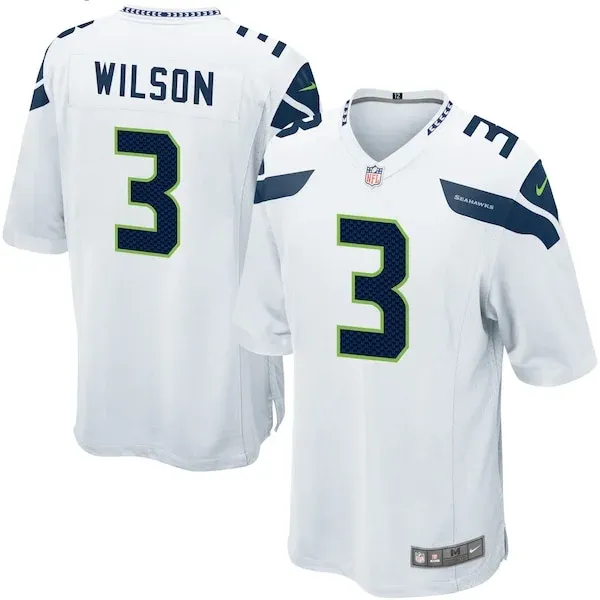 Performance Seattle Seahawks Game Jersey - Premium White NFL Fan Je...