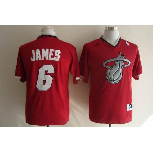 Miami Heat LeBron #6 Professional Grade Replica Jersey Modern Design