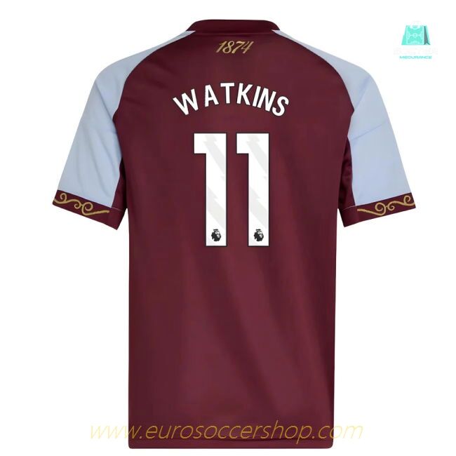 2025-2026 Aston Villa Home Shirt (Kids) (Watkins 11)