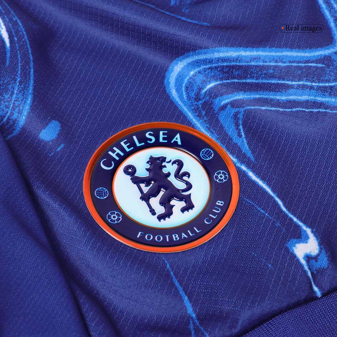Kid's Chelsea Home Soccer Jersey Kit(Jersey+Shorts) 2024/25Authentic K