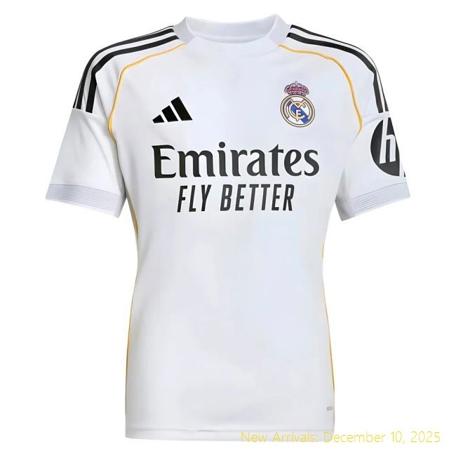 Real Madrid Home - Authentic Fan Edition - Soft Cotton - Soccer Jersey