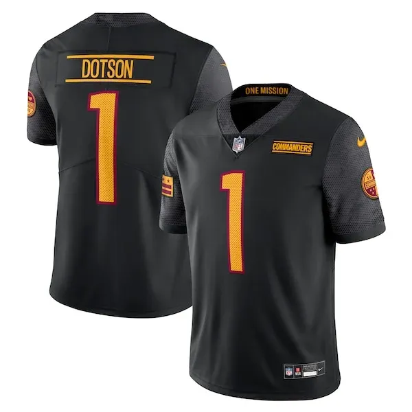 None Limited Football Jersey - Black L | team apparel | NFL Football
