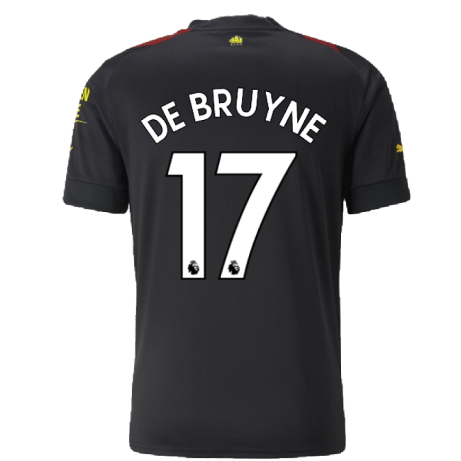 2022-2023 Man City Away Shirt (DE BRUYNE 17) - premium