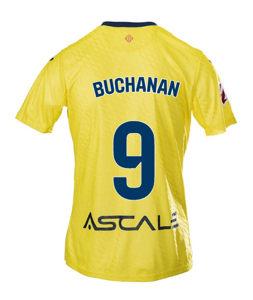 Villarreal's 25-26 Home Jersey featuring BUCHANAN 9