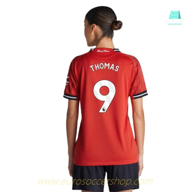 2025-2026 Man Utd Authentic Home Shirt (Womens) (Thomas 9)