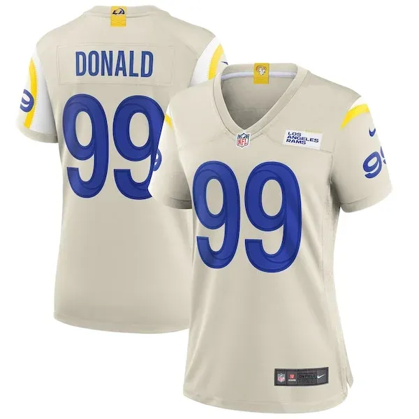 Top-Grade LA Rams Game Jersey - Bone | NFL Fan Apparel | NFL Football