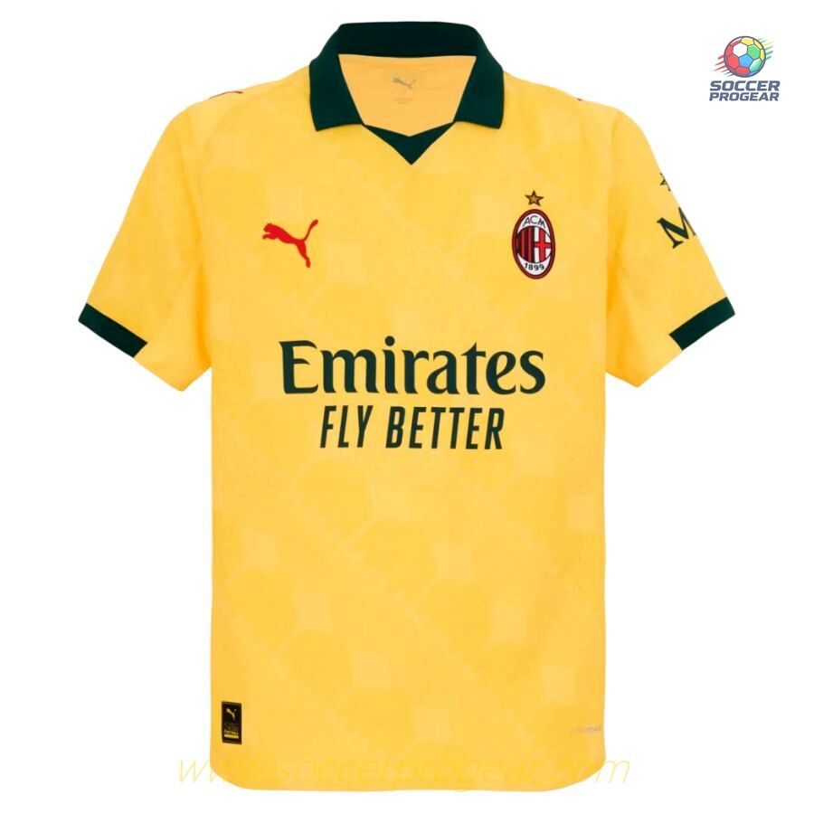 AC Milan Third Match Soccer Team Shirt 2025-2026 Season