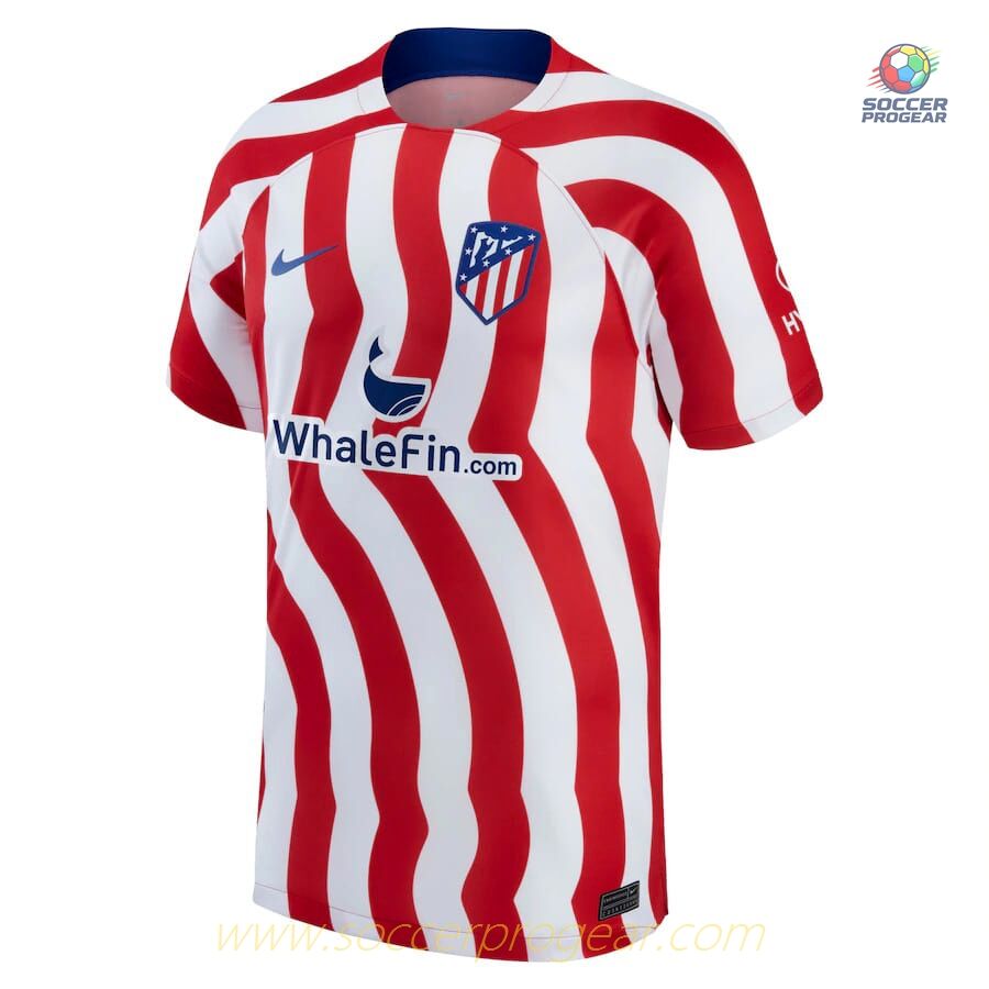 Atletico Madrid Home Kids Edition Jersey Set Team Shirt 2022 2023