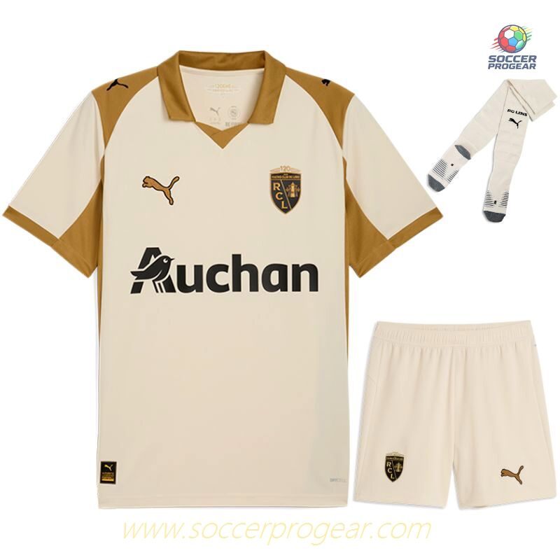 RC Lens Third Youth Jersey Set Football Jersey 2025-2026 Season