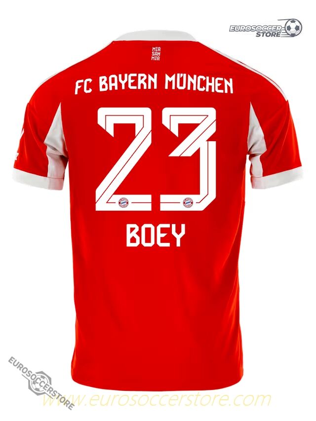 Bayern Munich 25-26 Home Jersey Featuring Boey 23