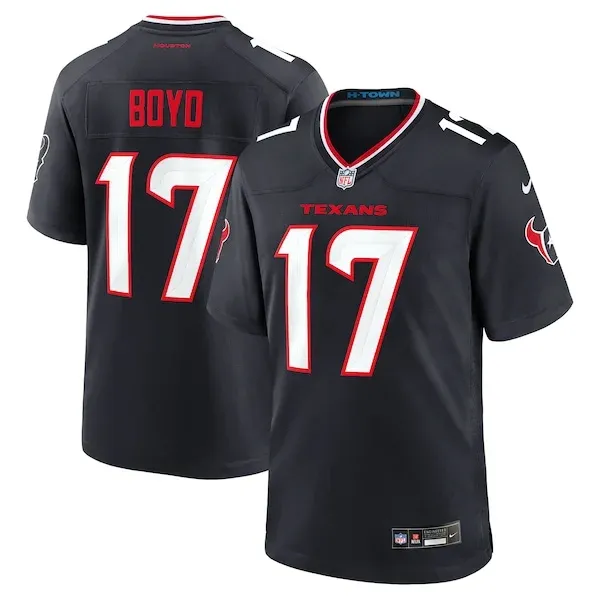 None Kris Boyd Game Jersey - Navy | NFL Player Jersey | NFL Football