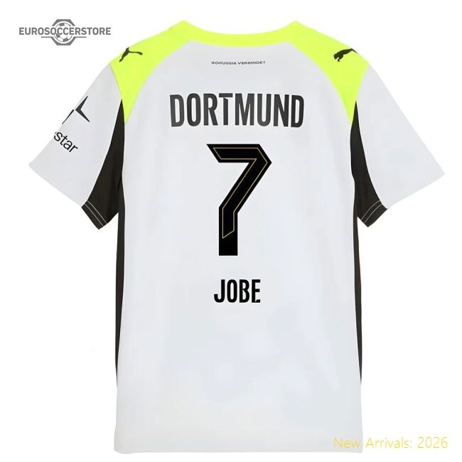 Excellent 2025-2026 Borussia Dortmund Away Shirt (kids) (jobe 7)