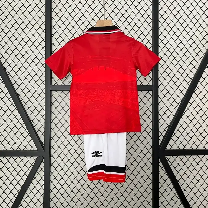 1994-1996 Kids Manchester United Jersey retro kit